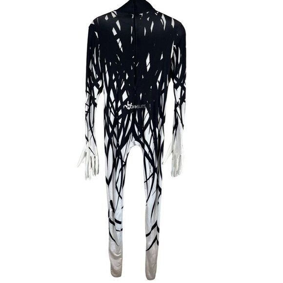 Morph Costume Kid L Black One Piece Jumpsuit Alien Halloween Monster Goblin 80s - Picture 6 of 10